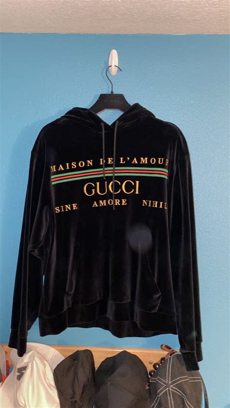 gucci maison de l'amour hoodie|Gucci MAISON DE L'AMOUR GUCCI HOODIE .